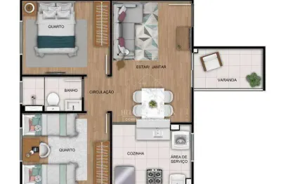 Apartamento com 2 dormitórios à venda, 41 m² por R$ 219.990,00 - Pajuçara - Natal/RN