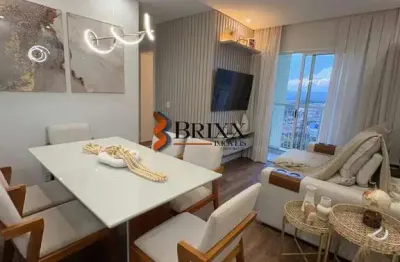 Apartamento  à venda com 03 quartos, opção com mobília, jordanópolis- arujá