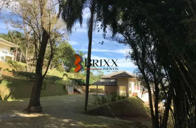 Chácara em condomínio com 5.000 m² á venda com 04 suítes e piscina - arujá