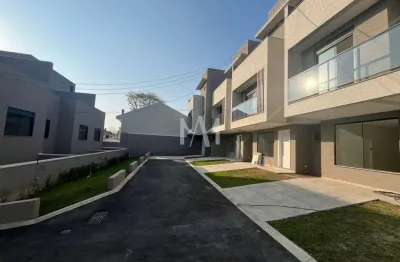 Casa em condomínio fechado com 3 quartos à venda na rua luiz leduc, 146, vista alegre, curitiba por r$ 849.900