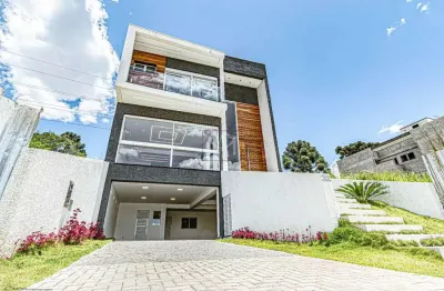 Casa em condomínio fechado com 3 quartos à venda na estrada guilherme weigert, 528, santa cândida, curitiba por r$ 2.400.000