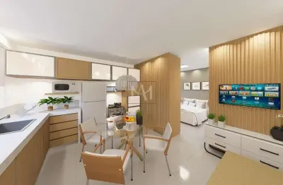 Apartamento com 1 quarto à venda na rua amácio mazzaropi, 60, santa cândida, curitiba por r$ 176.000