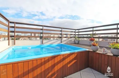 Cobertura para venda - 164.03m², 3 dormitórios, sendo 1 suites, 2 vagas - passo da areia