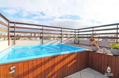 Cobertura para venda - 164.03m², 3 dormitórios, sendo 1 suites, 2 vagas - passo da areia