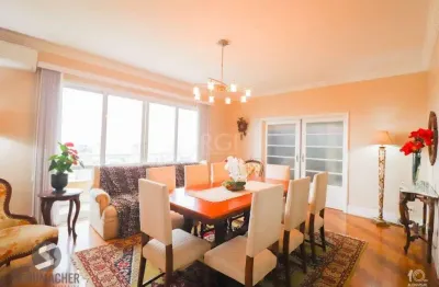 Apartamento á venda com 3 dormitórios com 1 suíte com sacada + 2 sacadas na sala e living, 233,85m² e 1 vaga de garagem escriturada e coberta, no bairro independência em porto alegre.