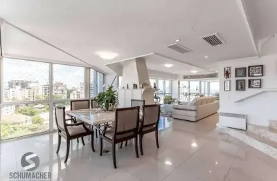 Cobertura para venda - 412m², 4 dormitórios, sendo 3 suites, 2 vagas - moinhos de vento