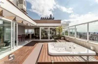 Cobertura para venda - 626m², 6 dormitórios, sendo 6 suites, 7 vagas - rio branco