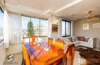 Cobertura para venda - 185m², 3 dormitórios, sendo 1 suites, 2 vagas - petrópolis