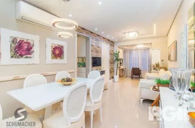 Apartamento 100% mobiliado, com 2 quartos, vaga de garagem e elevador - passo da areia