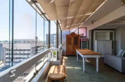 Cobertura com 3 dorm 189m² privativos 2 vagas individuais - jardim lindóia