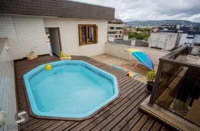 Cobertura no jardim planalto, de 3 dormitórios e 2 vagas com 260m²