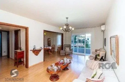 Vende-se amplo apartamento 3 quartos c/ suíte, 2 vagas, living com sacada e vista - 139m² - auxiliadora