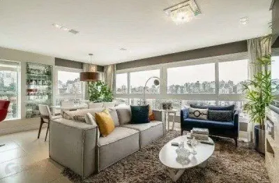 Vende-se luxuoso apartamento 3 suítes, 2 vagas a 50m da encol - 148m² - bela vista