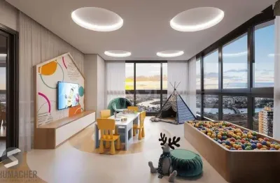 Apartamento para venda - 92.82m², 2 dormitórios, sendo 2 suites, 1 vaga - centro