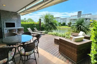 Apartamento garden no rossi atlântida, beira lago com 2 quartos e 131m² privativos com 2 vagas de garagem.