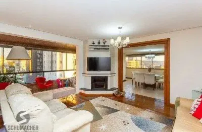 Vende-se luxuosa cobertura 329m² com 3 suítes e 3 vagas de garagem no petrópolis