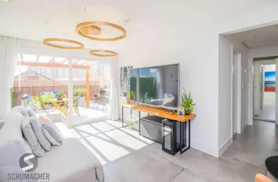 Apartamento garden semi-mobiliado e decorado no bairro jardim lindóia