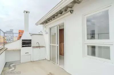 Cobertura 2 dorms à venda rua doutor sebastião leão, azenha - porto alegre