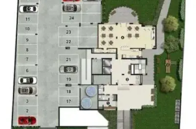 Apartamento para venda - 69m², 2 dormitórios, sendo 1 suites, jardim botânico