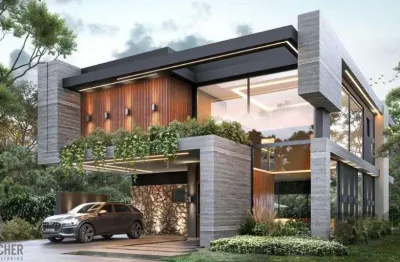 Belíssima casa em construção para comprar , dentro de condomínio de luxo!!