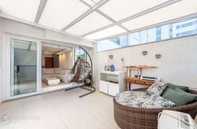 Apartamento garden mobiliado, com 180 m² privativos, no bairro chácara das pedras