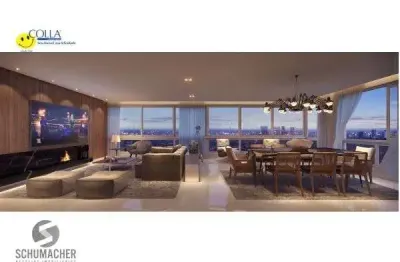 Apartamento para venda - 228.92m², 3 dormitórios, sendo 3 suites, petrópolis