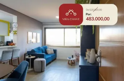 Apartamento de 62m², 2 dormitórios com suíte, churrasqueira, vaga coberta, infraestrutura completa, na zona sul de porto alegre.