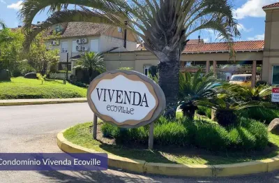 Casa em condominio com 4 dormitórios e duas vagas cobertas no &#34;vivenda ecoville&#34;
