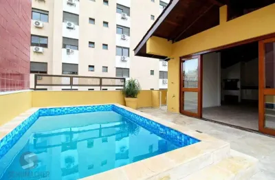 Vende-se cobertura com 3 dormitórios, piscina, 245m² e 2 vagas - mont serrat