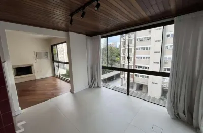 Apartamento de 2 quartos, churrasqueira, lareira e garagem no bairro bela vista