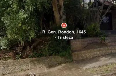 Terreno à venda na rua general rondon, 1697, tristeza, porto alegre, 517 m2 por r$ 650.000