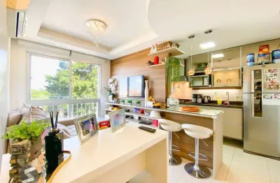 Apartamento / 2 dormitórios / 1 vaga / semi mobiliado / jardim itu / porto alegre / rs