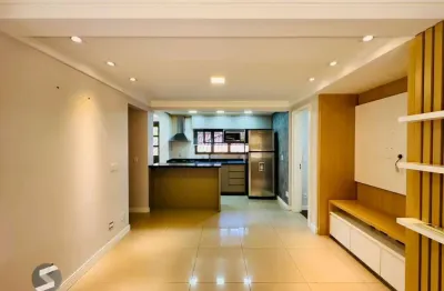 2 dormitórios semi mobiliado com churrasqueira e vaga no coração do bairro petrópolis