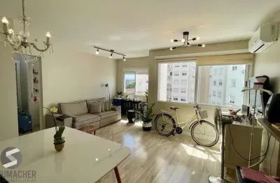 Apartamento semi-mobiliado com suíte e infraestrutura completa