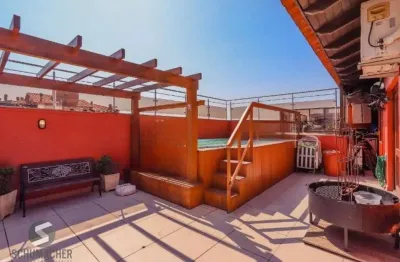 Cobertura com 3 quartos e 206m² à venda em são sebastião, porto alegre.