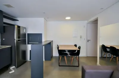 Apartamento decorado de 1 dormitório com vaga no bairro petrópolis.
