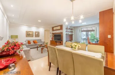 Apartamento com 124m² e 3 dormitórios, 1 suíte, 2 vagas no bairro higienópolis