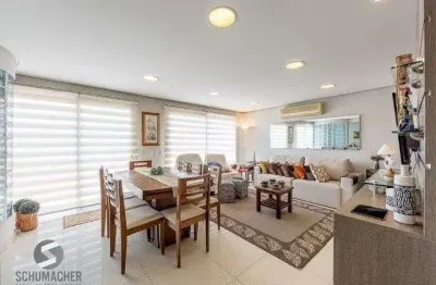 Cobertura no bairro auxiliadora, 3 dormitórios, 1 suíte, churrasqueira e vaga coberta.