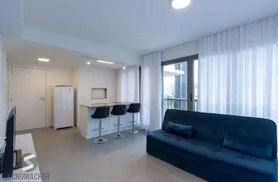 Apartamento de 01 dormitório suíte, localizado no moderno no coração do bairro petrópolis.