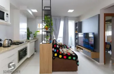 Apartamento com 2 quartos, 1 vaga e elevador no bairro estancia velha em canoas