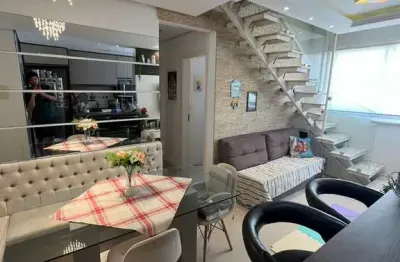 Linda cobertura 2 quartos - 2 banheiros - churrasqueira - área goumert - jd itu