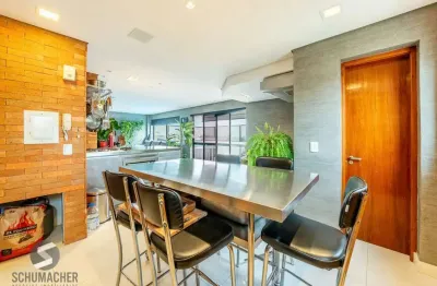 Cobertura com 203m² e 3 dormitórios, 1 suíte, 4 vagas no bairro Higienópolis