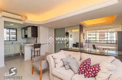 Apartamento de 1 dormitórios, 54,87 area privativa , e 1 vaga de garagem escriturada, no bairro Bela Vista em Porto Alegre