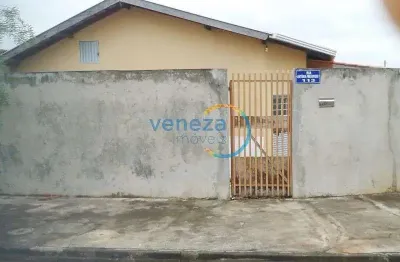 Casa residencial com 2 quartos  à venda, 55.50 m2 por r$170000.00  - barcelona - londrina/pr