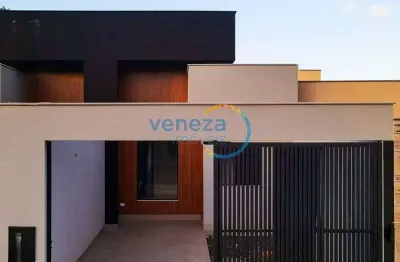 Casa residencial com 3 quartos  à venda, 106.00 m2 por r$470000.00  - portal dos pioneiros - londrina/pr