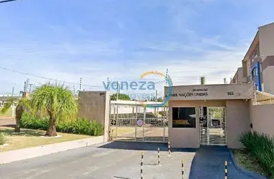 Apartamento com 3 quartos  à venda, 60.00 m2 por R$230000.00  - Ernani De Moura Lima - Londrina/PR