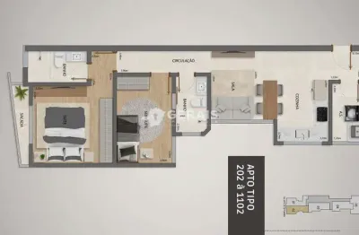 Apartamento à venda, 2 quartos, 1 suíte, 1 vaga, centro - divinópolis/mg