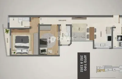 Apartamento à venda, 2 quartos, 1 suíte, 1 vaga, centro - divinópolis/mg