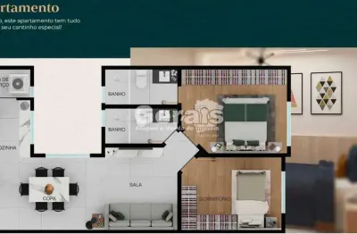 Apto cobertura à venda, 2 quartos, 1 suíte, 1 vaga, manoel valinhas - divinópolis/mg