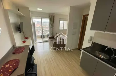 Studio a venda - via alameda - 32m² - varanda - banheiro - 1 vaga - centro guarulhos/sp